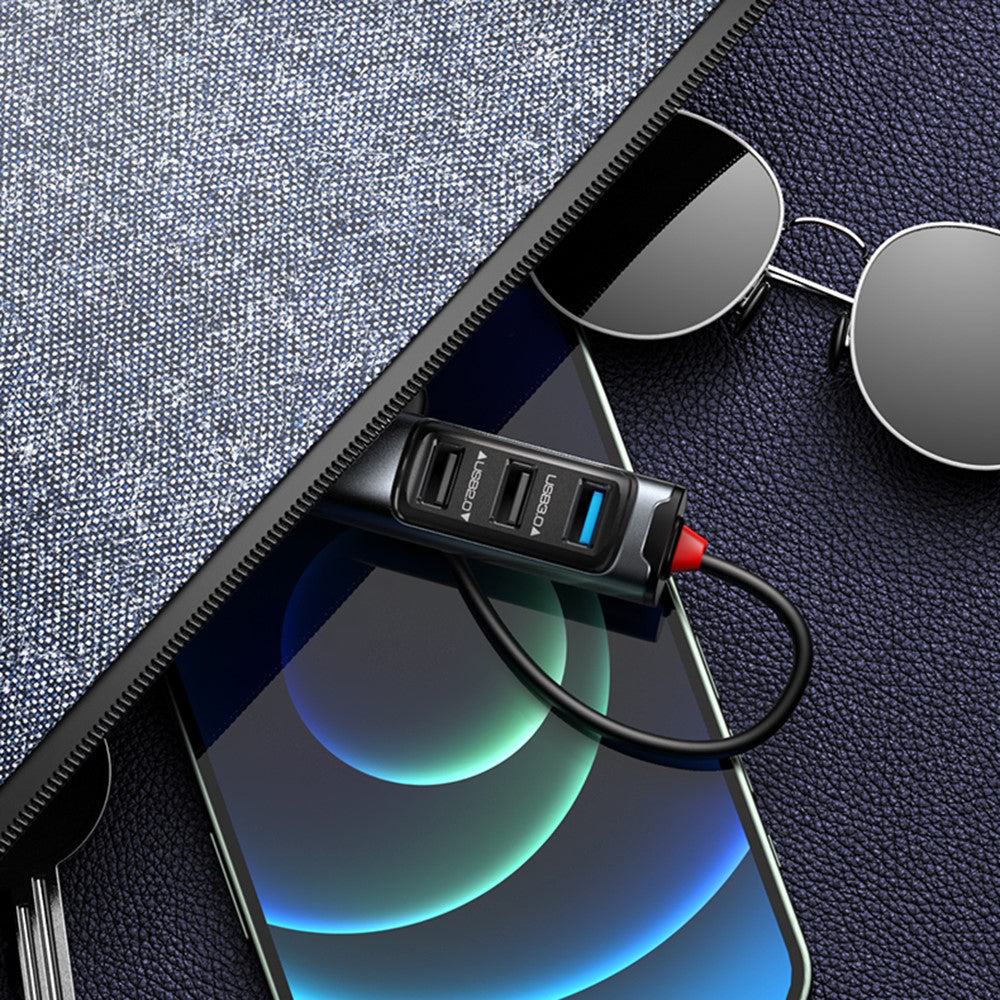 Hub USB-C Yesido HB23, 5in1, Grigio
