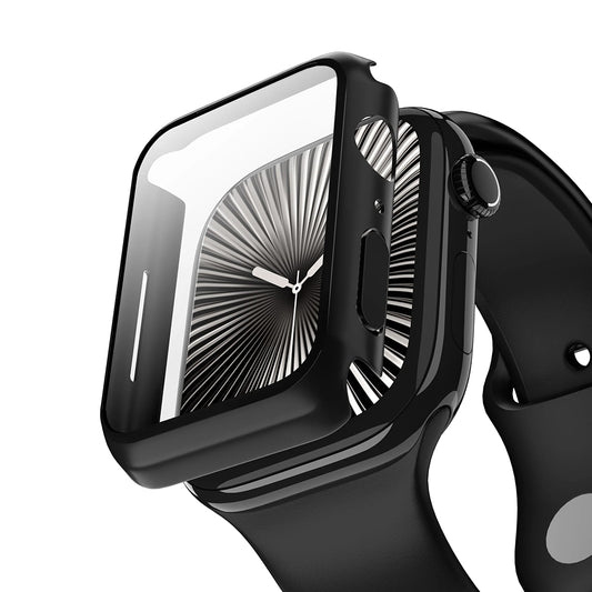 Custodia Anank Screen Guard per Apple Watch Series 7 45mm, Nera