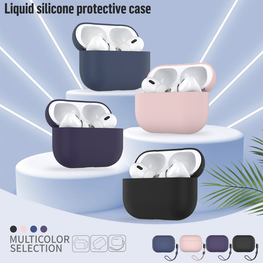 Custodia Blueo Liquid per Apple AirPods Pro 2, Blu Navy