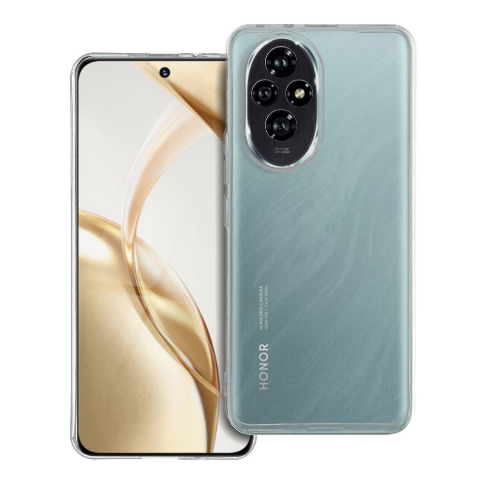 Custodia con Protezione per Fotocamera per Honor 200 Smart, OEM, 2mm, Trasparente