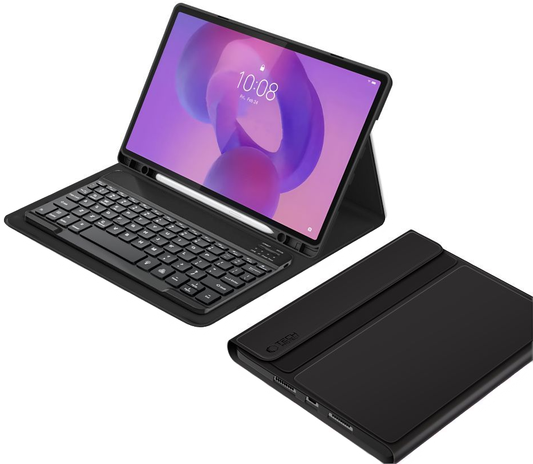 Custodia con tastiera per Lenovo Idea Tab Pro, Tech-Protect, SC PEN, Nera