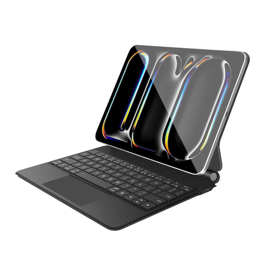 Custodia con Tastiera per Apple iPad Pro 13 (2025) / (2024), Tech-Protect, SmartCase Magnetica, Nera