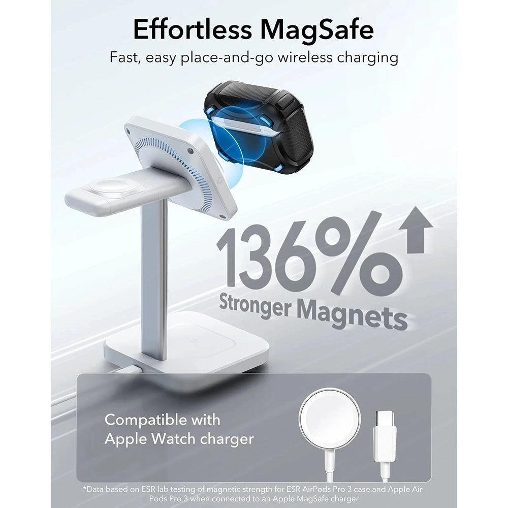 Custodia ESR Cyber FlickLock per Apple AirPods Pro 3, Nera