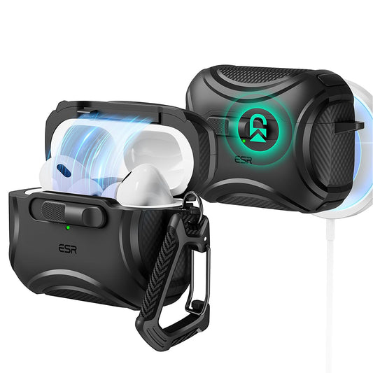 Custodia ESR Cyber per Apple AirPods Pro Series, Nera