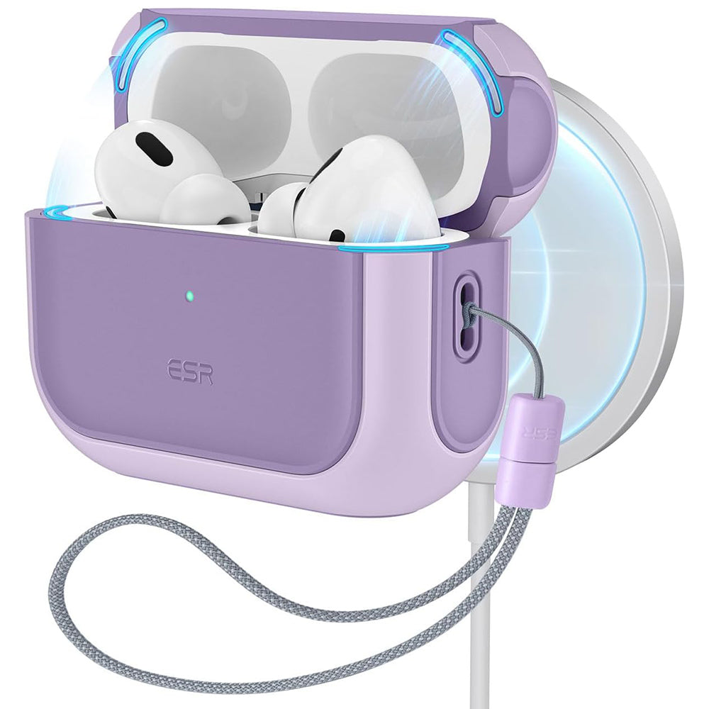 Custodia ESR Orbit Hybrid per Apple AirPods Pro Series, Viola