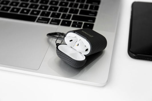 Pitaka Air Pal Custodia per Apple AirPods Gen 2 / Gen 1, nero APM1001 APM1001