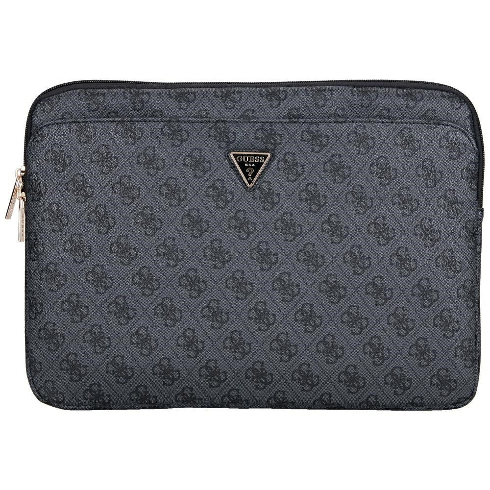 Custodia Guess 4G Triangle Logo per Laptop 14 pollici, Nera