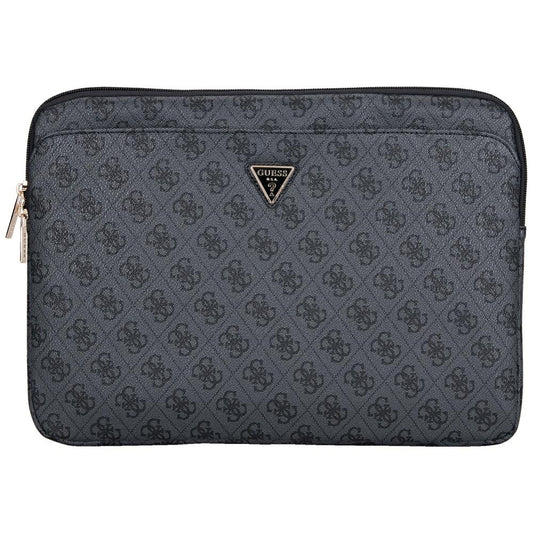 Guess 4G Triangle Logo Case for 14-inch Laptop, Black