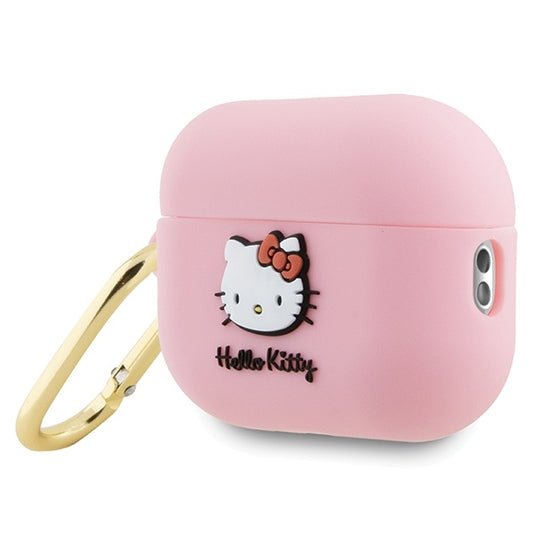 Hello Kitty 3D Kitty Head Case for Apple AirPods Pro 2, Pink