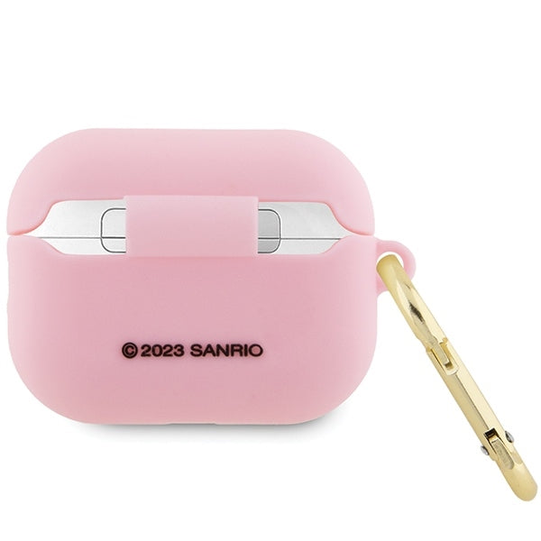 Custodia Hello Kitty 3D Kitty Head per Apple AirPods Pro 2, Rosa