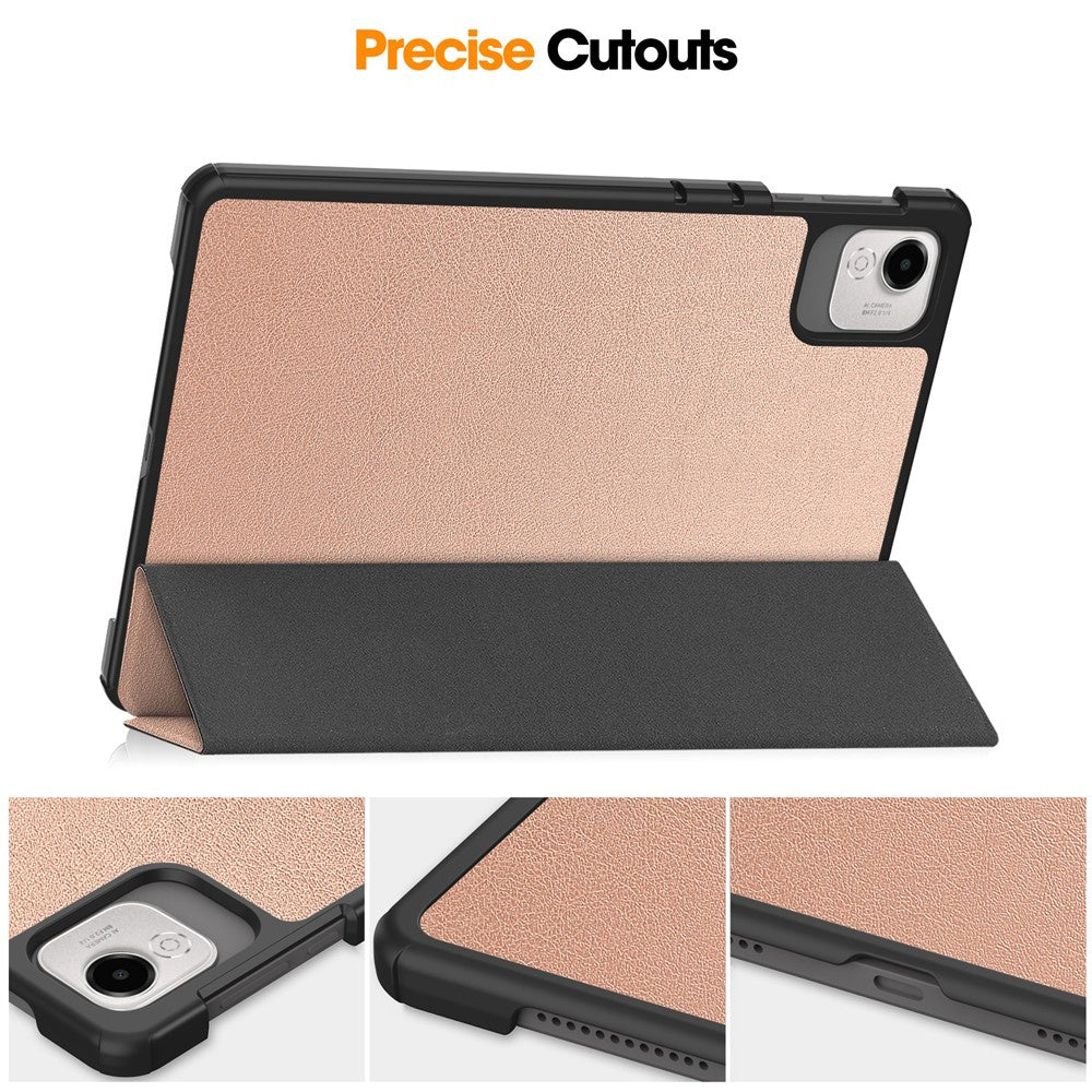 Custodia per Honor Pad X9a / X9 / X8 Pro, Techsuit, FoldPro, Rosa Dorato