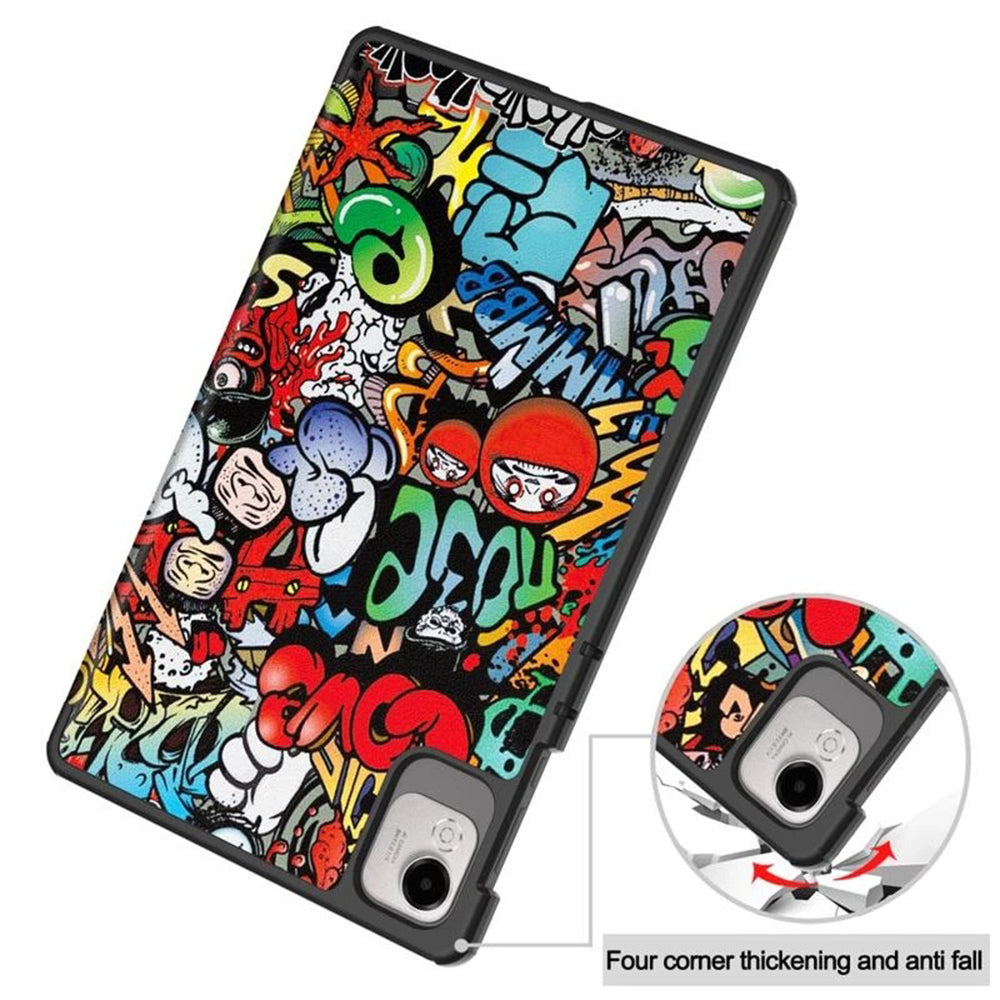Custodia per Honor Pad X9a / X9 / X8 Pro, Techsuit, FoldPro Urban Vibe, Multicolore