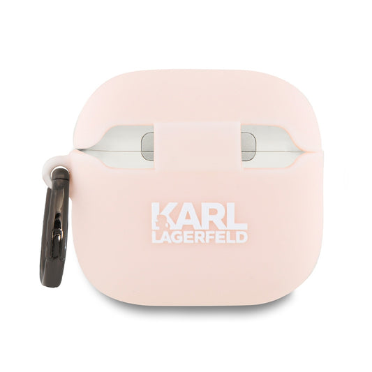 Custodia Karl Lagerfeld 3D Choupette's Head per Apple AirPods 4, Rosa