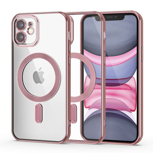 Custodia MagSafe per Apple iPhone 11, Tech-Protect, Magshine, Magshine, Oro rosa