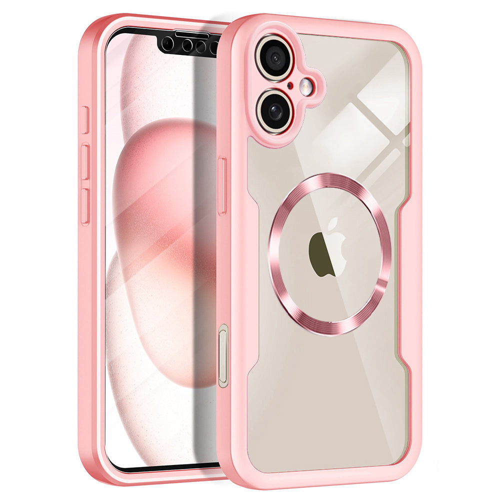 Custodia MagSafe per Apple iPhone 17, Techsuit, ColorVerse 360, Rosa