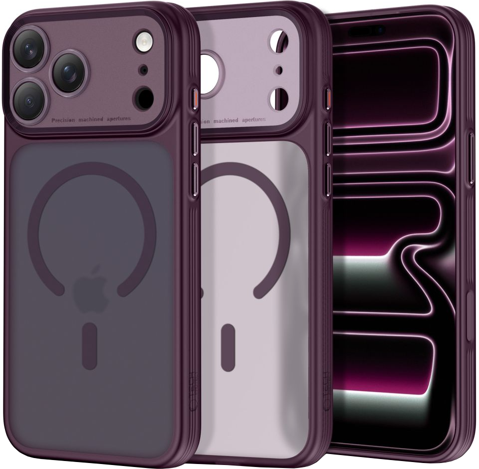 Custodia MagSafe per Apple iPhone 18 Pro Max / 17 Pro Max, Tech-Protect, MagPrime CC, Vinaccia Opaca