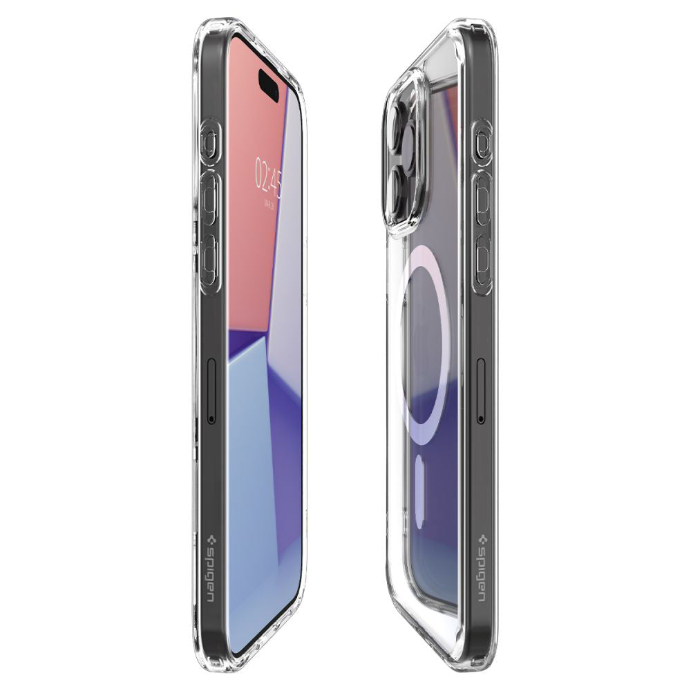 Custodia MagSafe per Apple iPhone 15 Pro, Spigen, Ultra Hybrid, Bianca ACS06715
