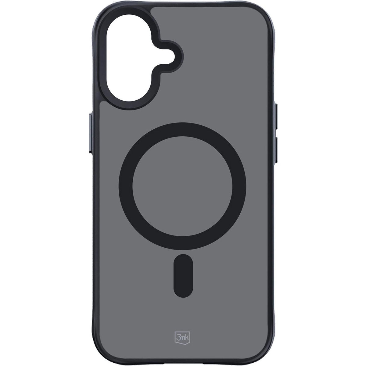Custodia MagSafe per Apple iPhone 16, 3MK, Smoke MagCase, Nera