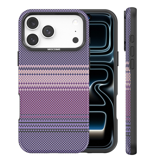 Custodia MagSafe per Apple iPhone 17 Pro Max, OEM, Gradient Rainbow, Viola