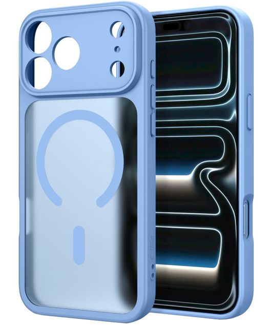 Custodia MagSafe per Apple iPhone 18 Pro / 17 Pro, Tech-Protect, BasicMag, Blu Opaco