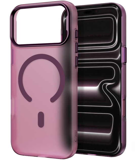 Custodia MagSafe per Apple iPhone 18 Pro / 17 Pro, Tech-Protect, MagZero, Vinaccia Opaca