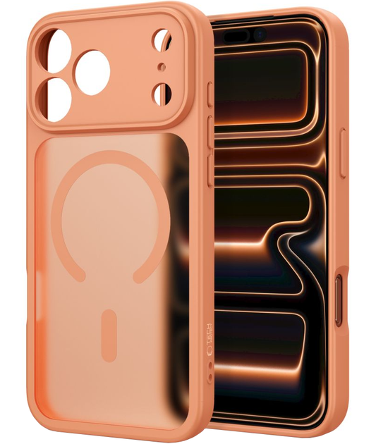 Custodia MagSafe per Apple iPhone 18 Pro Max / 17 Pro Max, Tech-Protect, BasicMag, Arancione Opaco