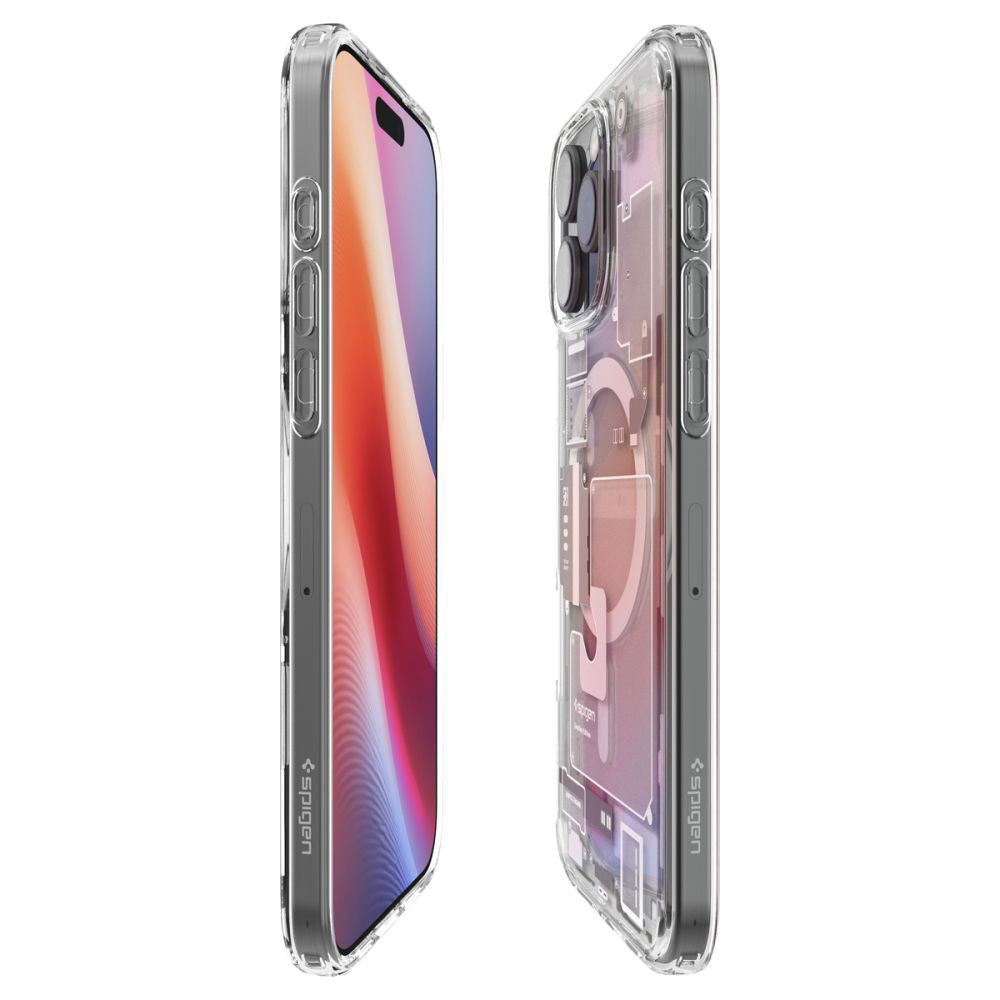 Custodia MagSafe per Apple iPhone 16 Pro Max, Spigen, Ultra Hybrid Zero One, Grigio ACS08381