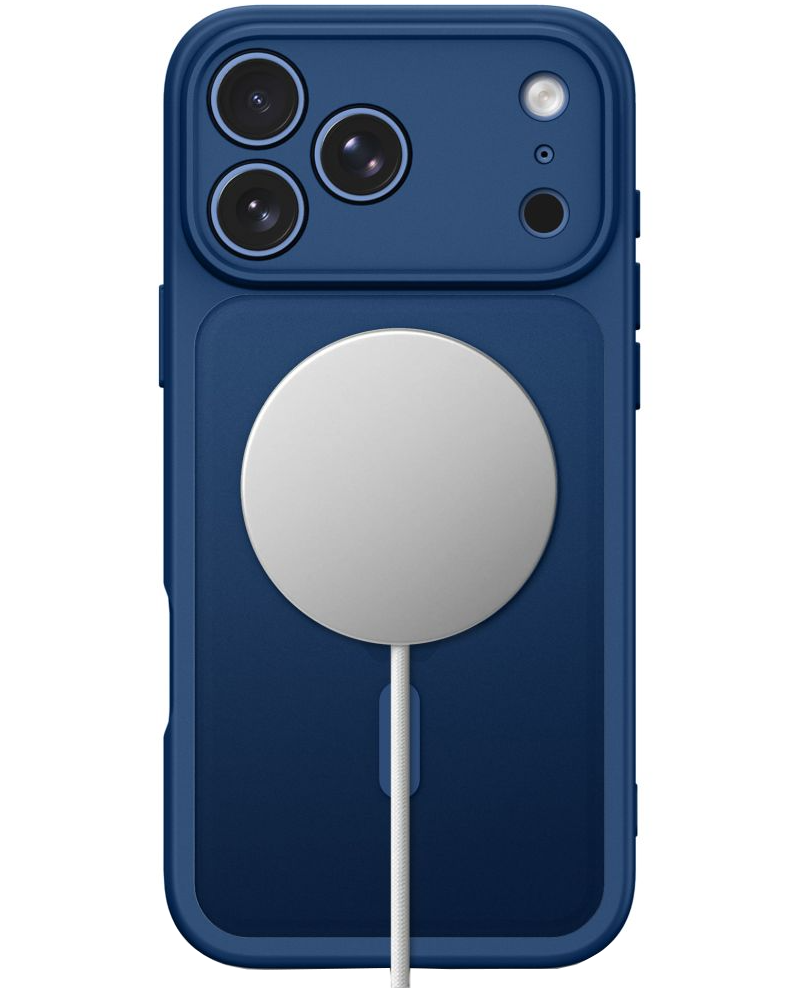 Custodia MagSafe per Apple iPhone 18 Pro / 17 Pro, Tech-Protect, BasicMag, Blu Opaco