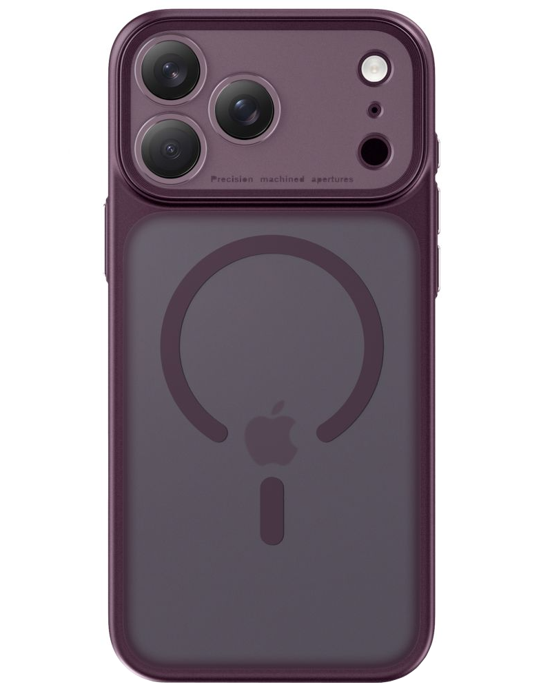 Custodia MagSafe per Apple iPhone 18 Pro / 17 Pro, Tech-Protect, MagPeak CC, Vinaccia Opaca