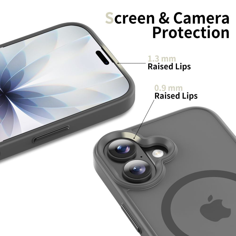 Custodia MagSafe per Apple iPhone 17, Tech-Protect, Magmat, Grigio Opaco