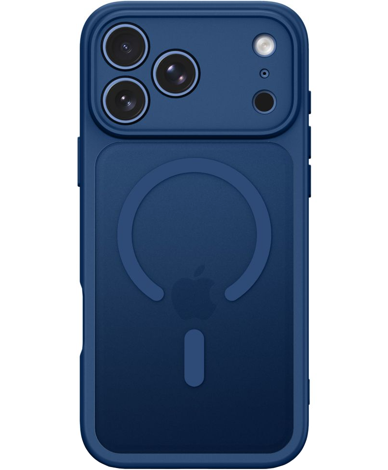 Custodia MagSafe per Apple iPhone 18 Pro / 17 Pro, Tech-Protect, BasicMag, Blu Opaco