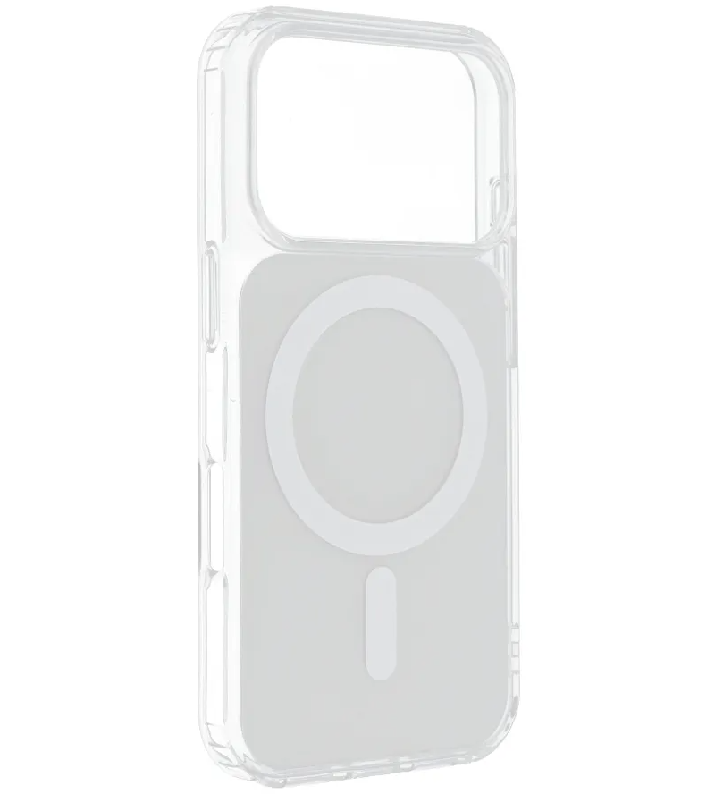 Custodia MagSafe per Apple iPhone 17e / 16e, OEM, Clear Fusion Mag Cover, Bianca