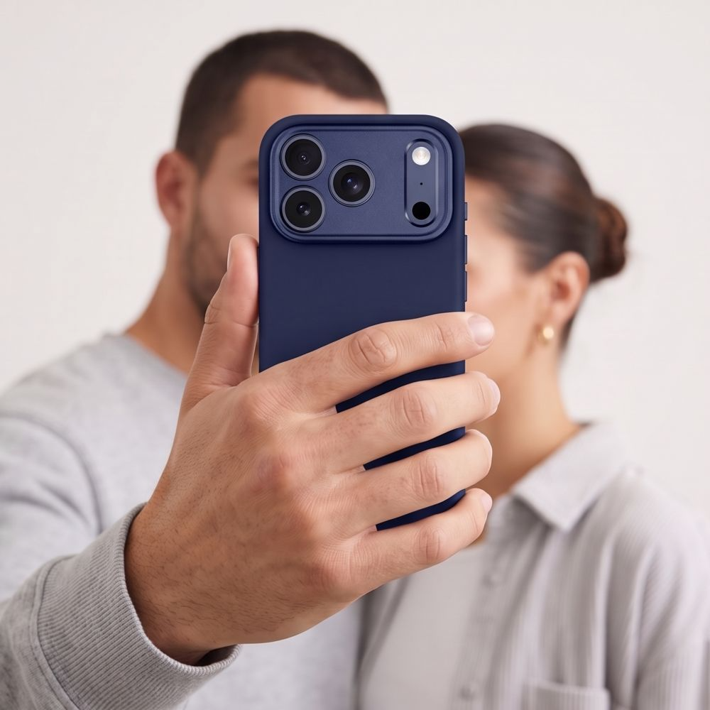 Custodia MagSafe per Apple iPhone 18 Pro / 17 Pro, Tech-Protect, Uniq CC, Blu Navy