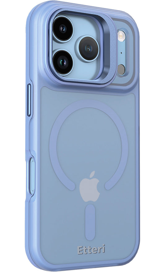 Custodia MagSafe per Apple iPhone 18 Pro / 17 Pro, Etteri, Morning Fog, Blu
