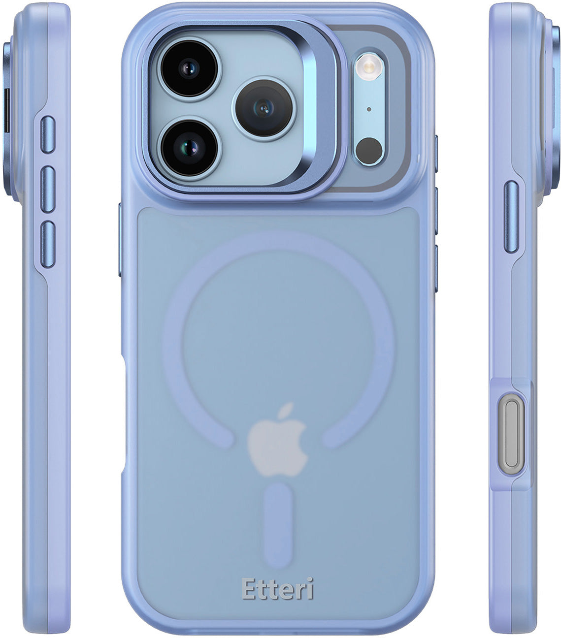 Custodia MagSafe per Apple iPhone 18 Pro / 17 Pro, Etteri, Morning Fog, Blu