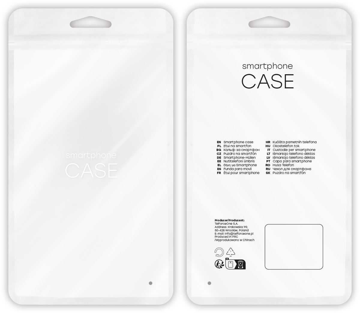 Custodia MagSafe per Apple iPhone 18 Pro Max / 17 Pro Max, OEM, Color Clear Mag, Blu