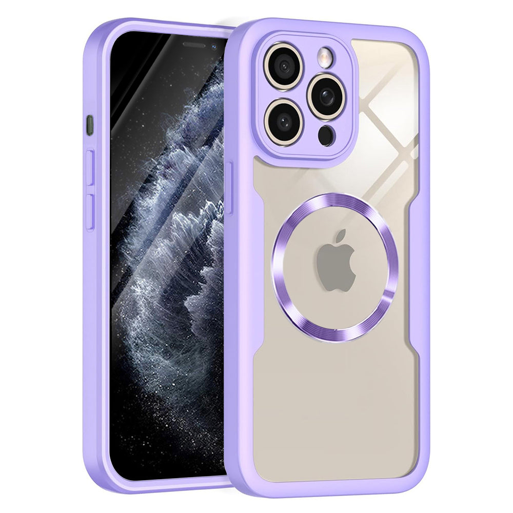 Custodia MagSafe per Apple iPhone 11 Pro Max, Techsuit, ColorVerse 360, Viola