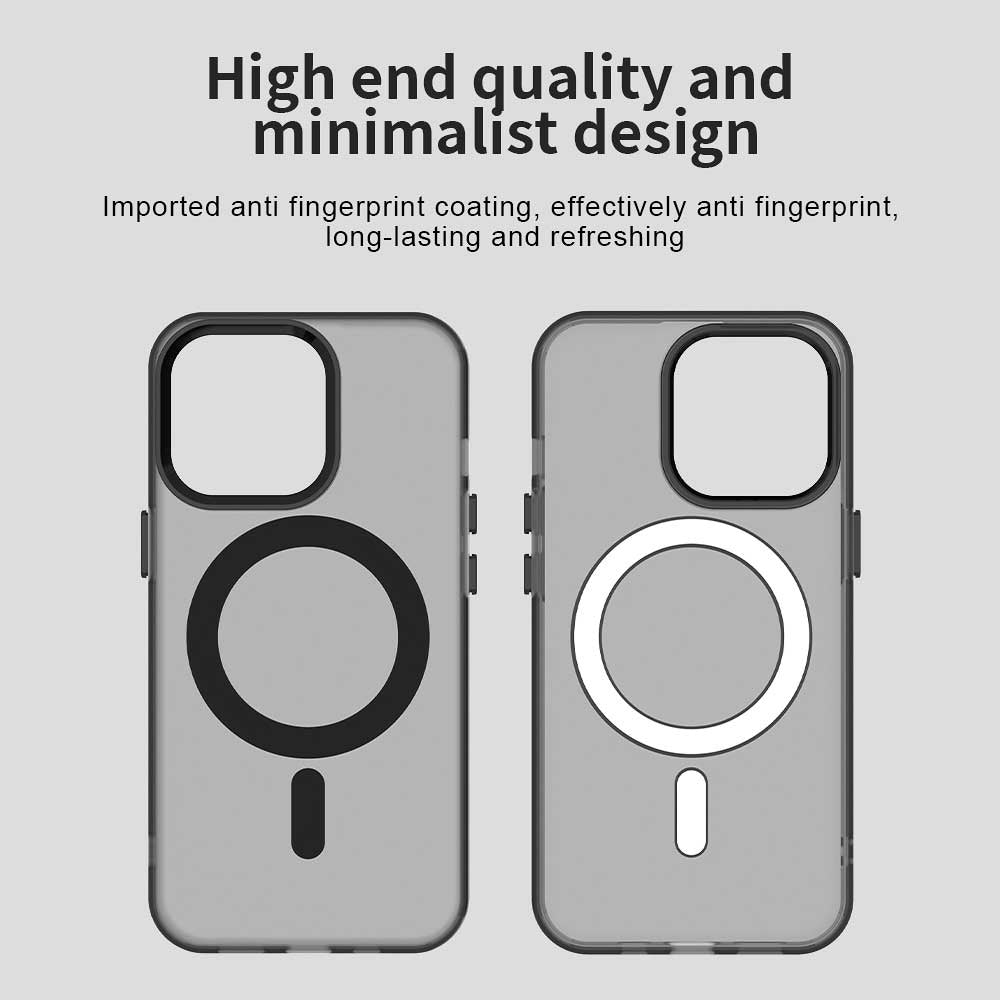 Custodia MagSafe per Apple iPhone 13 Pro, Techsuit, CandyCase, Nera