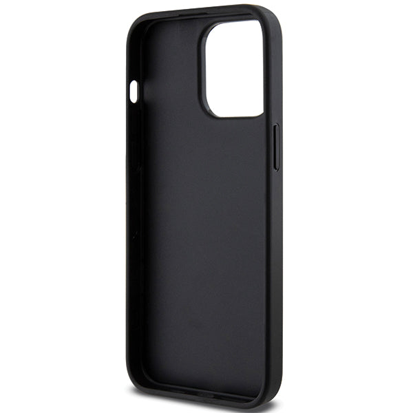 Custodia MagSafe per Apple iPhone 14 Pro Max, Karl Lagerfeld, Saffiano Gripstand Choupette, Nera