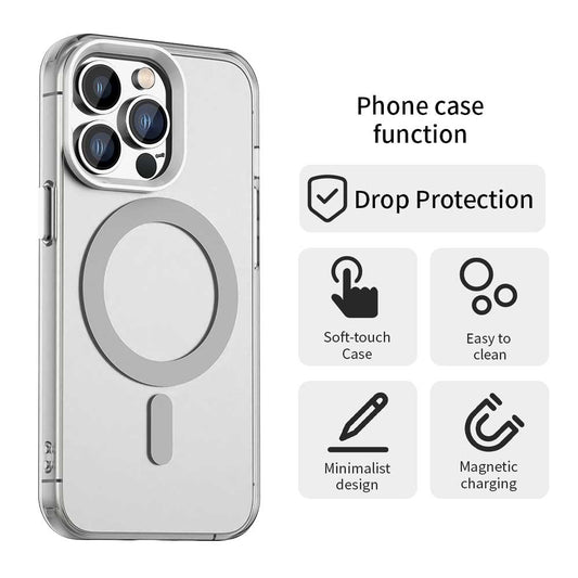 MagSafe Case for Apple iPhone 14 Pro, Techsuit, CandyCase, White