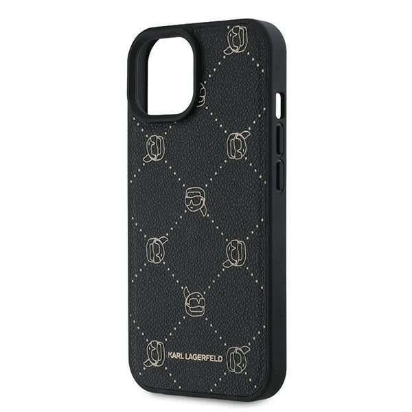Custodia MagSafe per Apple iPhone 15 Plus, Karl Lagerfeld, Karl's Head, Nera