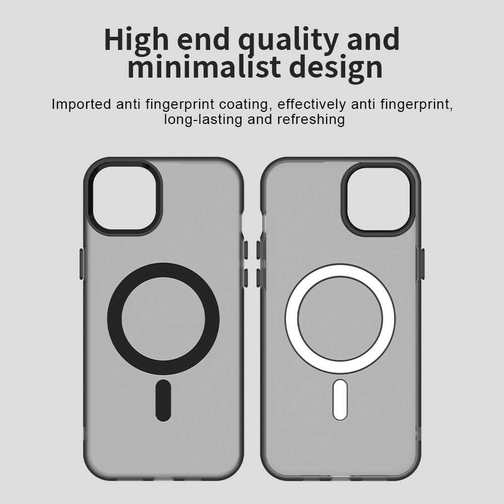 Custodia MagSafe per Apple iPhone 15, Techsuit, CandyCase, Nera
