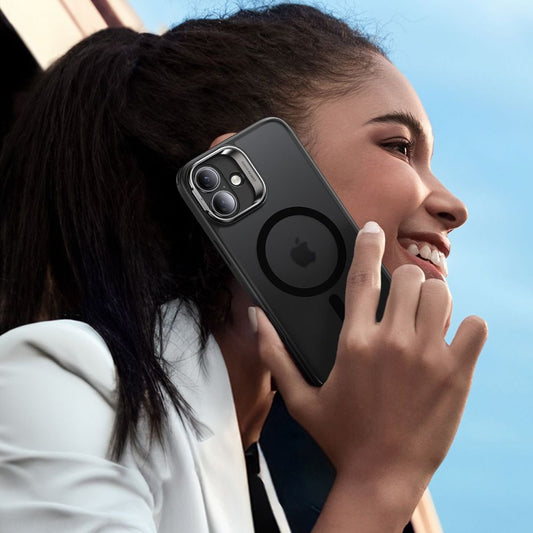 Custodia MagSafe per Apple iPhone 16, ESR, Classic Hybrid Kickstand con Protezione Schermo, Nero Satinato