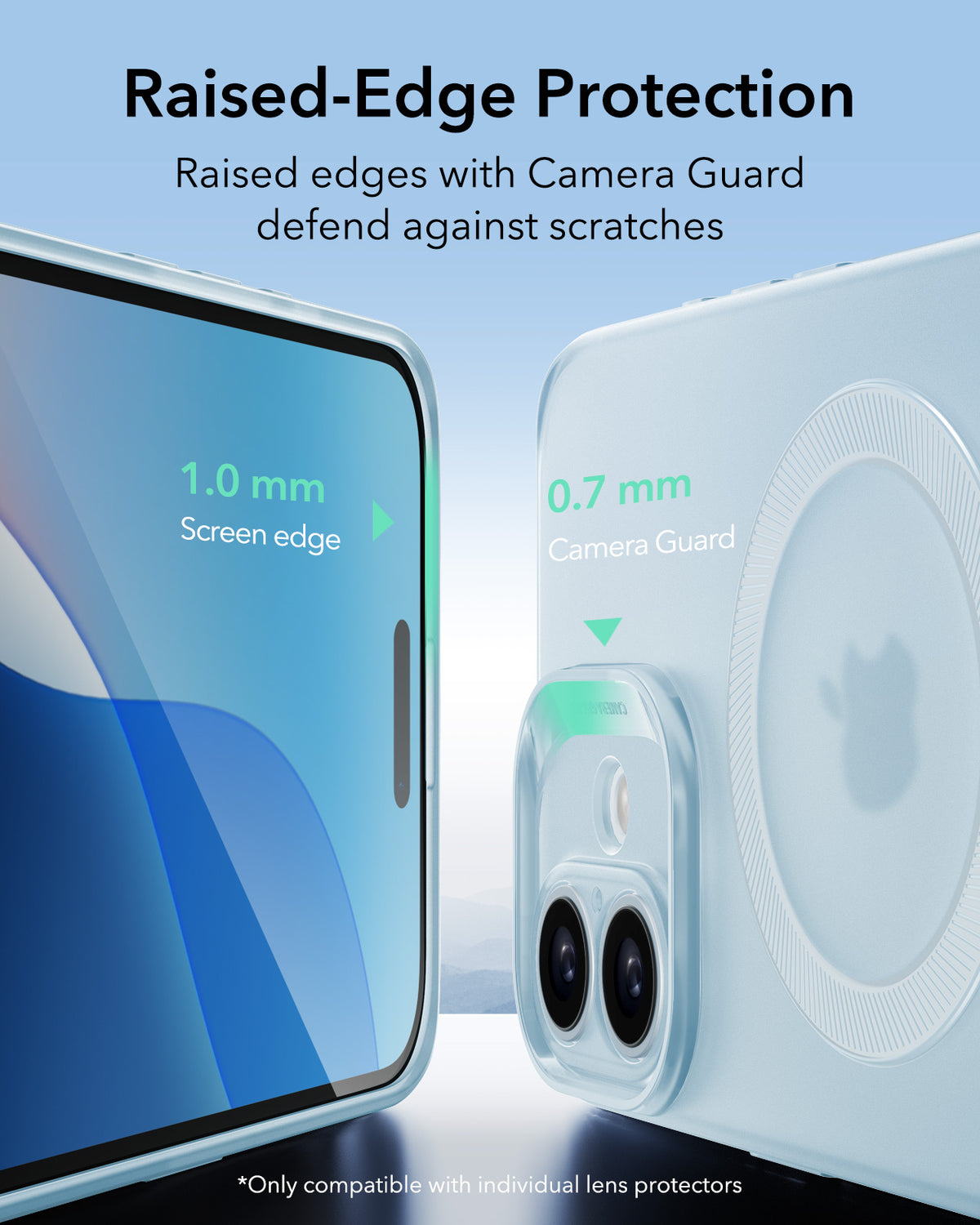 Custodia MagSafe per Apple iPhone 16, ESR, Zero, Blu Satinato