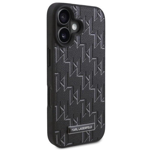 Custodia MagSafe per Apple iPhone 16, Karl Lagerfeld, Hot Stamp, Nera
