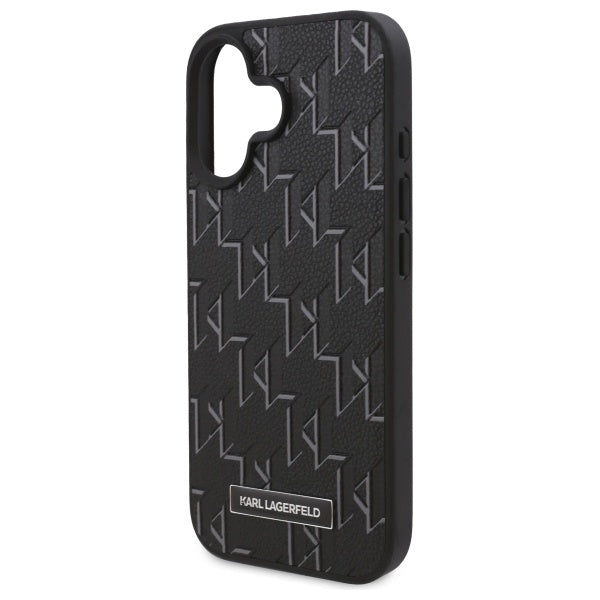 Custodia MagSafe per Apple iPhone 16 Plus, Karl Lagerfeld, Hot Stamp, Nera