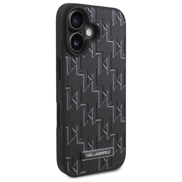 Custodia MagSafe per Apple iPhone 16 Plus, Karl Lagerfeld, Hot Stamp, Nera