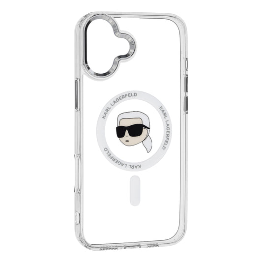 Custodia MagSafe per Apple iPhone 16 Plus, Karl Lagerfeld, IML Karl's Head, Bianca