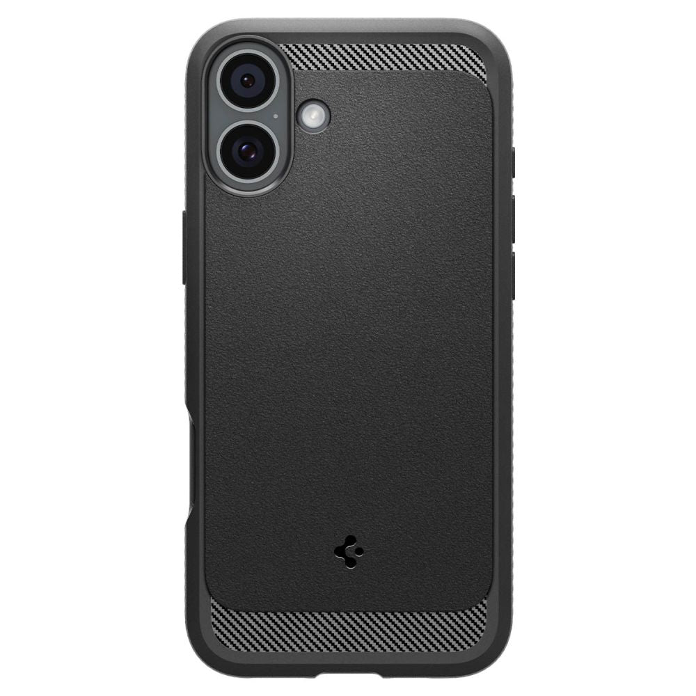 Custodia MagSafe per Apple iPhone 16 Plus, Spigen, Rugged Armor, Nera Opaca