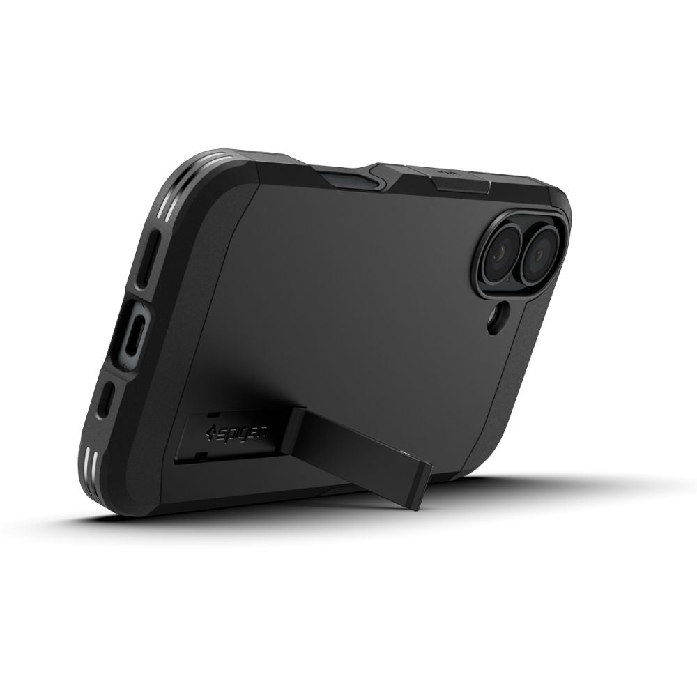 Custodia MagSafe per Apple iPhone 16 Plus, Spigen, Tough Armor, Nera ACS08085